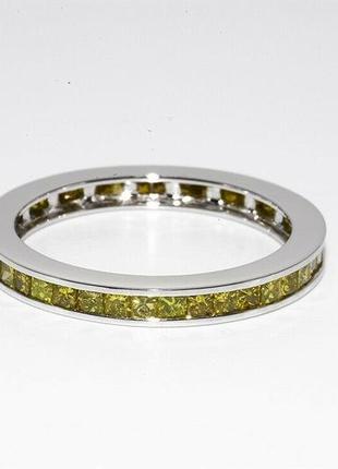 Золотое кольцо белое золото бриллианты 1.21 ct  сертификат