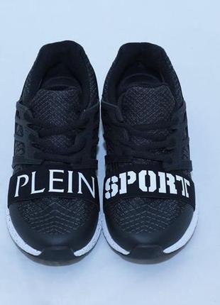 Кроссовки премиум класса plein sport, черного цвета.