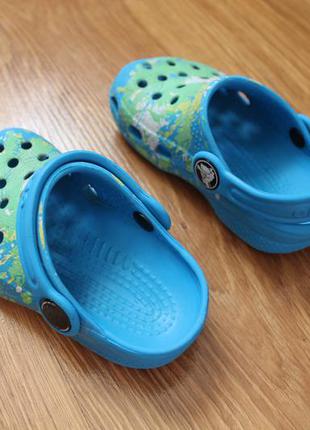 Яркие сабо босоножки сандали crocs c4/5 (21,22)