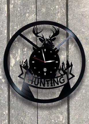 "полювання" - настінні годинники з вінілових платівок. унікаль...