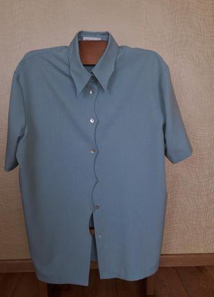 Блузка с коротким рукавом блузка с фигурными деталями р-р 68 m...