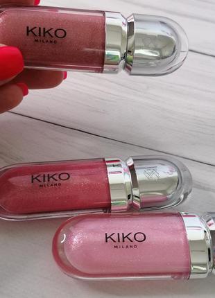 Блиски для губ kiko milano в асортименті