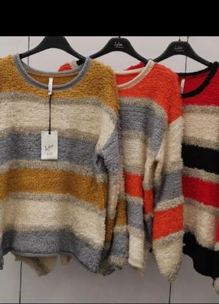 Тёплый свитер производство фирмы ljve италия светр, кофта