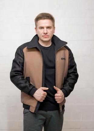 Дизайнерская мужская куртка-бомбер. размер s