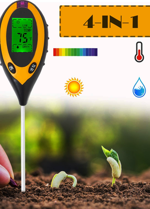 Измеритель  pH почвы 4 в 1