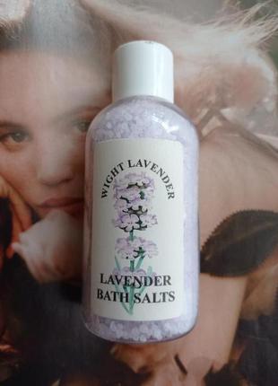 Соль для ванны лаванда wight lavender 150 ml relaxing