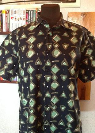 Натуральная, легкая рубашка бренда john adams, р. 52-54