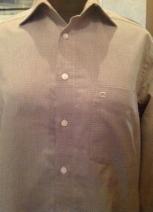 Шикарная, плотная рубашка бренда olymp, р. 50-52