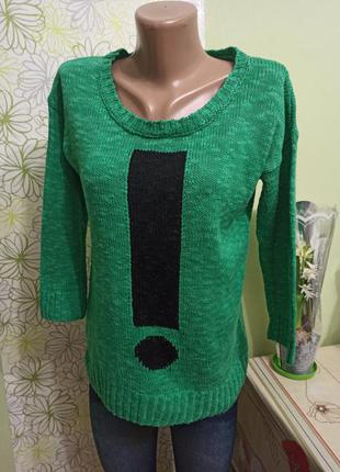 Женский свитер пуловер кофточка жіноча.
рукав три четверти