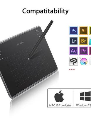 Huion H430P Графический планшет для рисования