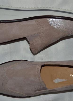 Туфли лофери сліпони оксфорди кожа kiomi размер 40, туфлі шкіра