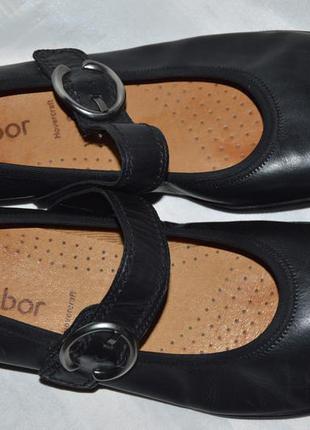 Туфли мокасины балетки кожа gabor размер 42 (8) 43, туфлі шкіра