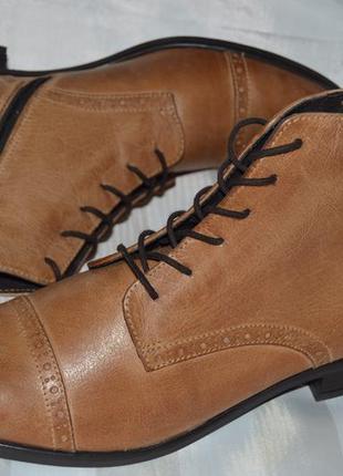 Челси броги ботинки кожа pier one размер 42 43, черевики шкіра