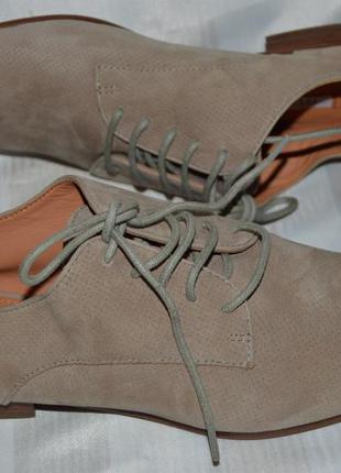 Стильние туфли броги оксфорди кожа geox размер 38, туфлі шкіра