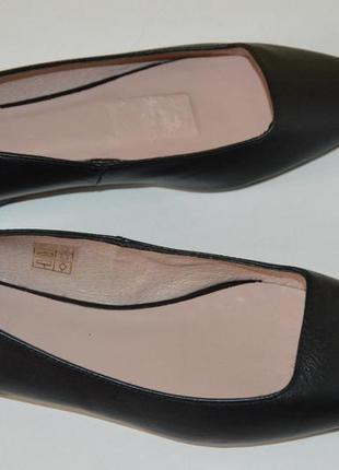 Туфли лодочки балетки zign размер 36 37, туфлі шкіра