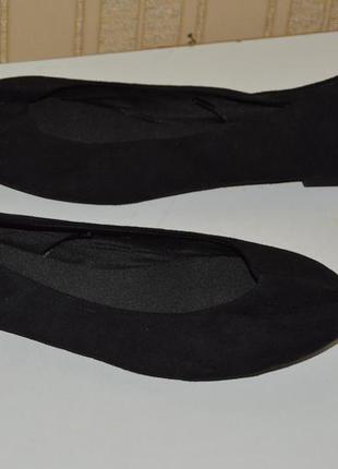 Туфлі-балетки мокасини h&m розмір 41 42, туфлі мокасіни шкіра