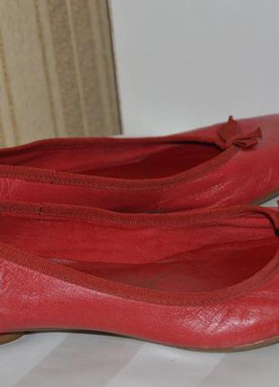 Туфли балетки кожа clarks размер 39 6.5, туфлі балетки шкіра