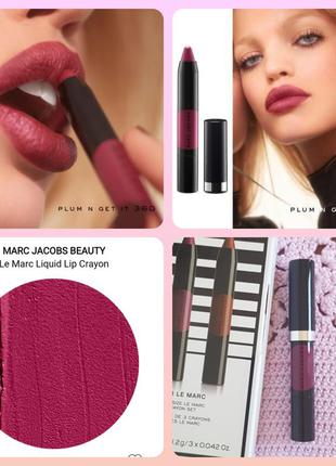 Marc jacobs le marc liquid lip crayon помада карандашь для губ