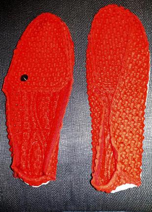 Балетки - тапочки резиновые красные 37-38р.