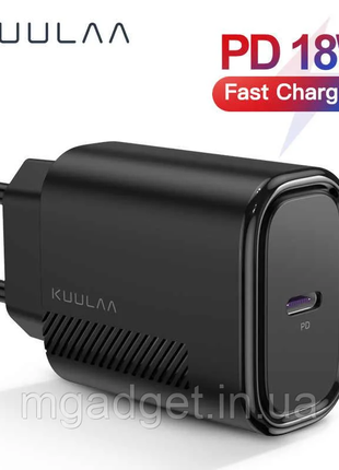 Зарядний пристрій KUULAA KL-CD11 Power Delivery 18W + QС 3.0
