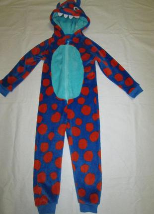 Пижама теплющая махровая на 3-4 года карнавальный костюм