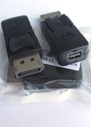 Переходник с Mini DisplayPort MDP на Display Port DP (мама-папа)