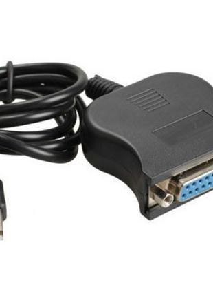 Переходник LPT USB 25 pin для принтера и сканера DB25 95см