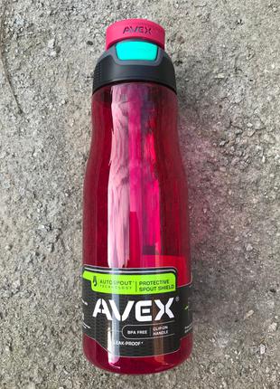 AVEX Wells AUTOSPOUT® Straw Water Bottle" (950 ml)