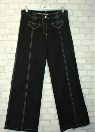 Широкие брюки с карманами(с высокой посадкой ) zi zo 46-48 р