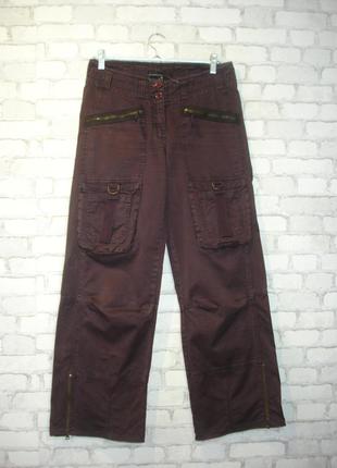 Широкие брюки с накладными карманами "bandolera add" 46-48 р