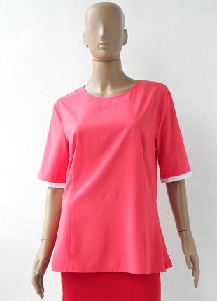 Оригінально пошита рожева блуза 52-54 розміри (46-48 євророзмі...