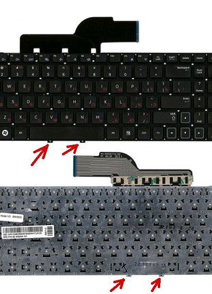 Клавіатура для Samsung NP300E5A Нова російська якість
