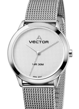 Женские часы VECTOR V9-011411 steel на миланском браслете