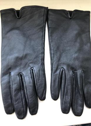 Жіночі демисезонні рукавички з еко-кожи