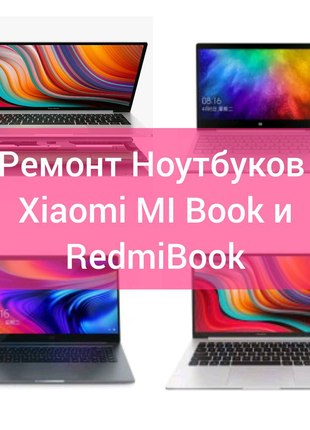 Ремонт ноутбука Xiaomi MI Book и RedmiBook. Чистка, замена SSD.