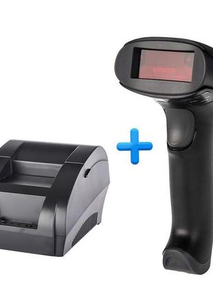 POS ПОС Система сканер штрих кода + Принтер чека + Програма
