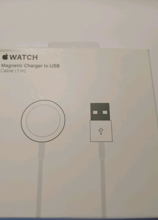 Бездротова зарядка Apple Watch Magnetic Charger to USB 1m cable.