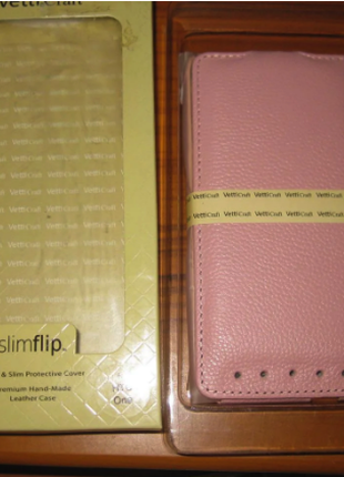 Чехол-флип Vetti Craft Slim HTC One Normal Series pink