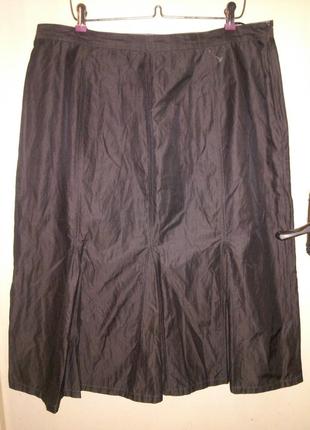 Элегантная,коричневая юбка-8-ми клинка,большого размера,ulla p...