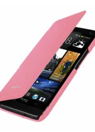 Чехол-книжка Vetti Craft  HTC One M7 Hori Cover-pink
