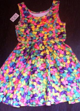 Платье для девочки конфеты