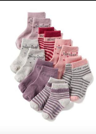 Шкарпетки антиковзні тиждень набір 7 пар для мальчикс для дівч...