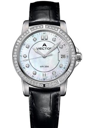 Женские перламутровые фэшн часы VECTOR вектор VC9-003513QZ