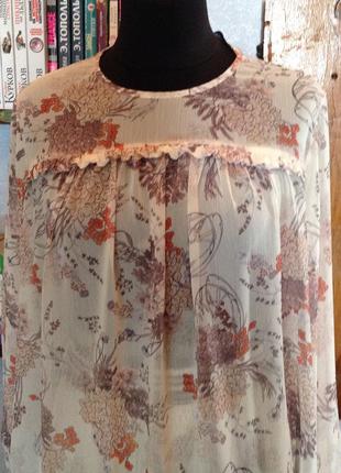 Нежная, воздушная блуза бренда dororhy perkins, р. 62-66