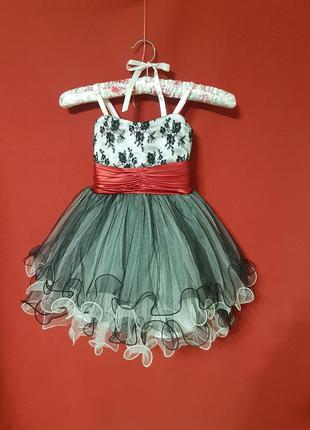 Нарядное карнавальное детское платье