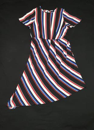 Стильное платье солидного размера с асимметричным низом george