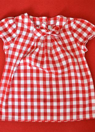 Хлопковая блузочка для девочки на 3-4 годика от marks & spencer