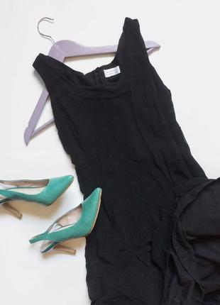 Лаконичное черное платье в пол woman collection specially made...