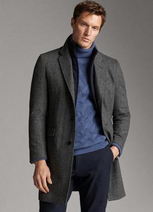 Пальто мужское massimo dutti