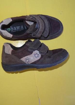 Кожаные ботинки детские bama, 17,5 см стелька
